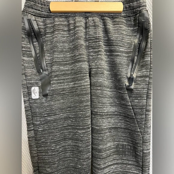 NBA | Basketball Jogger Sweat Pants W/zip Pockets Gray - Picture 3 of 3